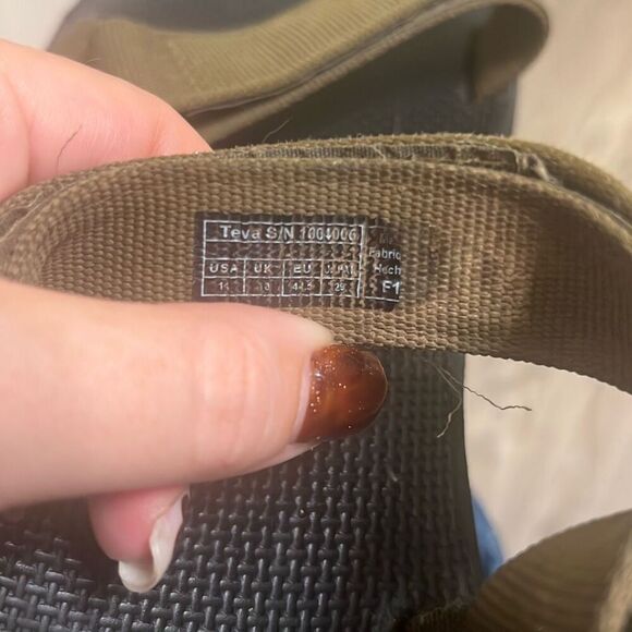 ✨Teva Men’s Original Universal Canvas Green Sz 11 Sandals✨ main image 10
